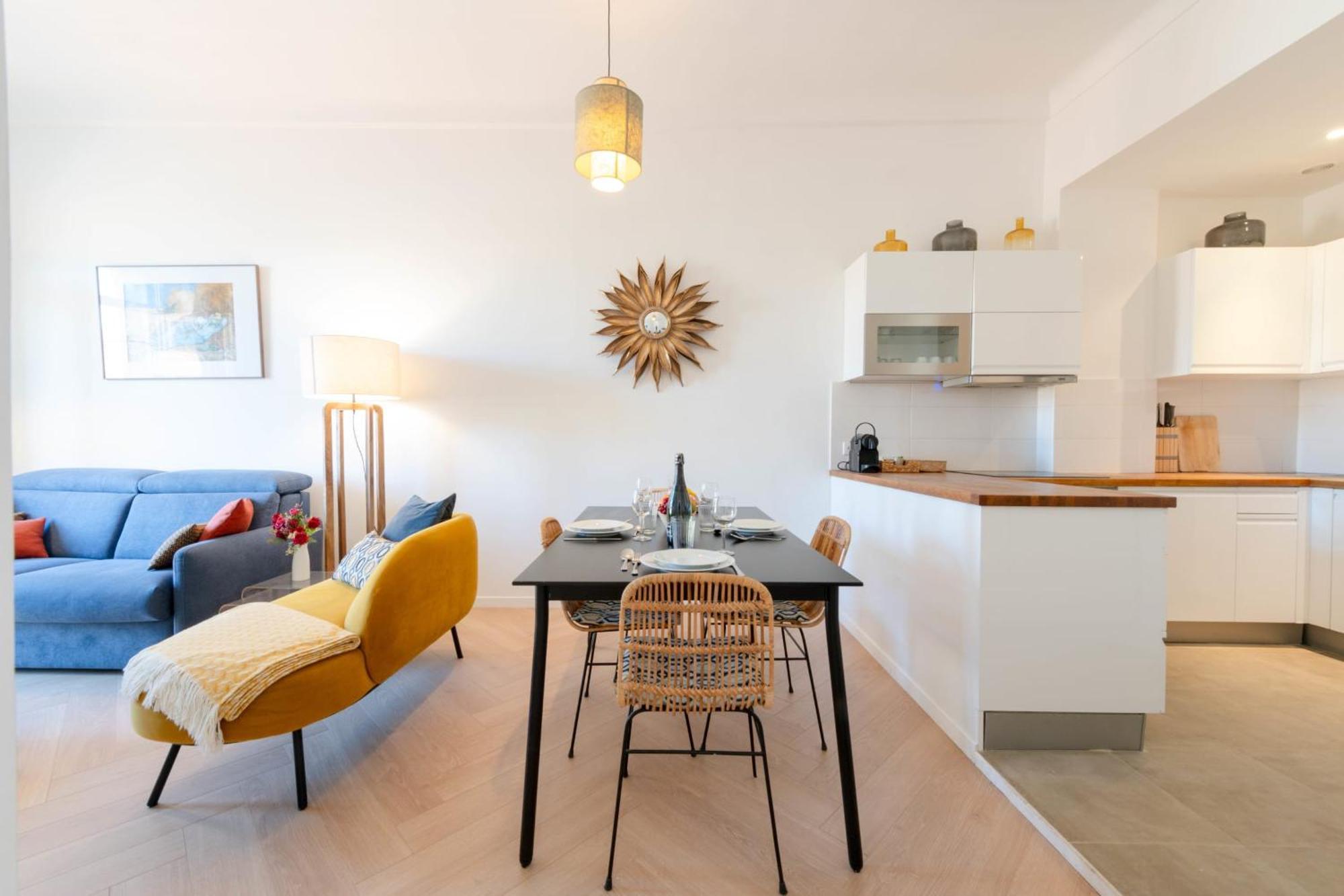Modern 2-br With Balconies 3 Min From Palais Des Festivals Apartamento