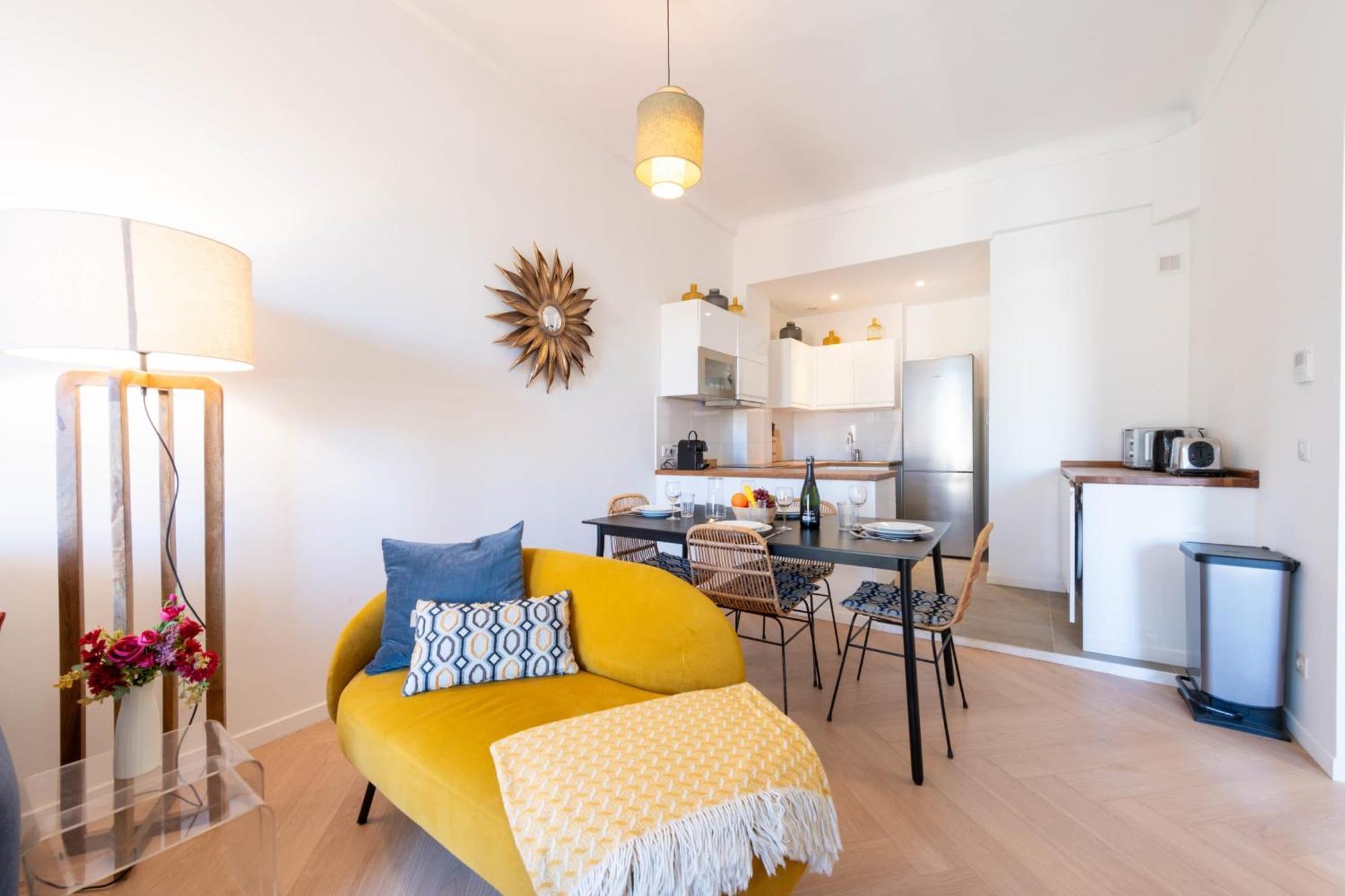 Modern 2-br With Balconies 3 Min From Palais Des Festivals Apartamento